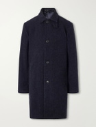 Sunspel - Wool-Tweed Coat - Blue