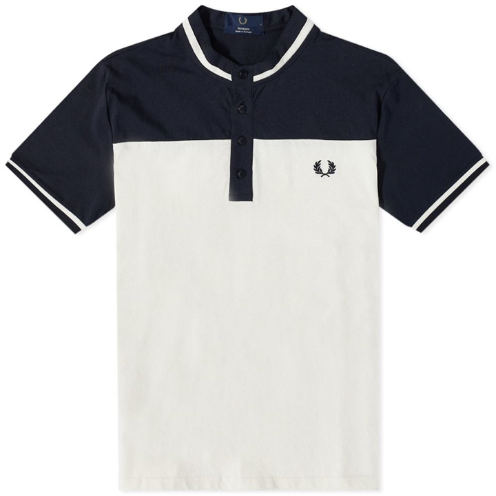 Photo: Fred Perry Contrast Panel Henley Shirt