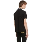 Versace Jeans Couture Black Logo Polo