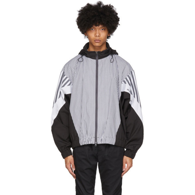 Minotaur White and Black Stripe Jacket