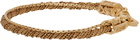 Emanuele Bicocchi SSENSE Exclusive Gold Rope Bracelet