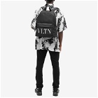Valentino Men's VLTN Backpack in Black/White