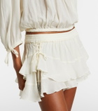 Isabel Marant Geisa tiered silk miniskirt