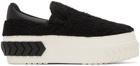 both Black Tyres Platform Low-Top Sneakers