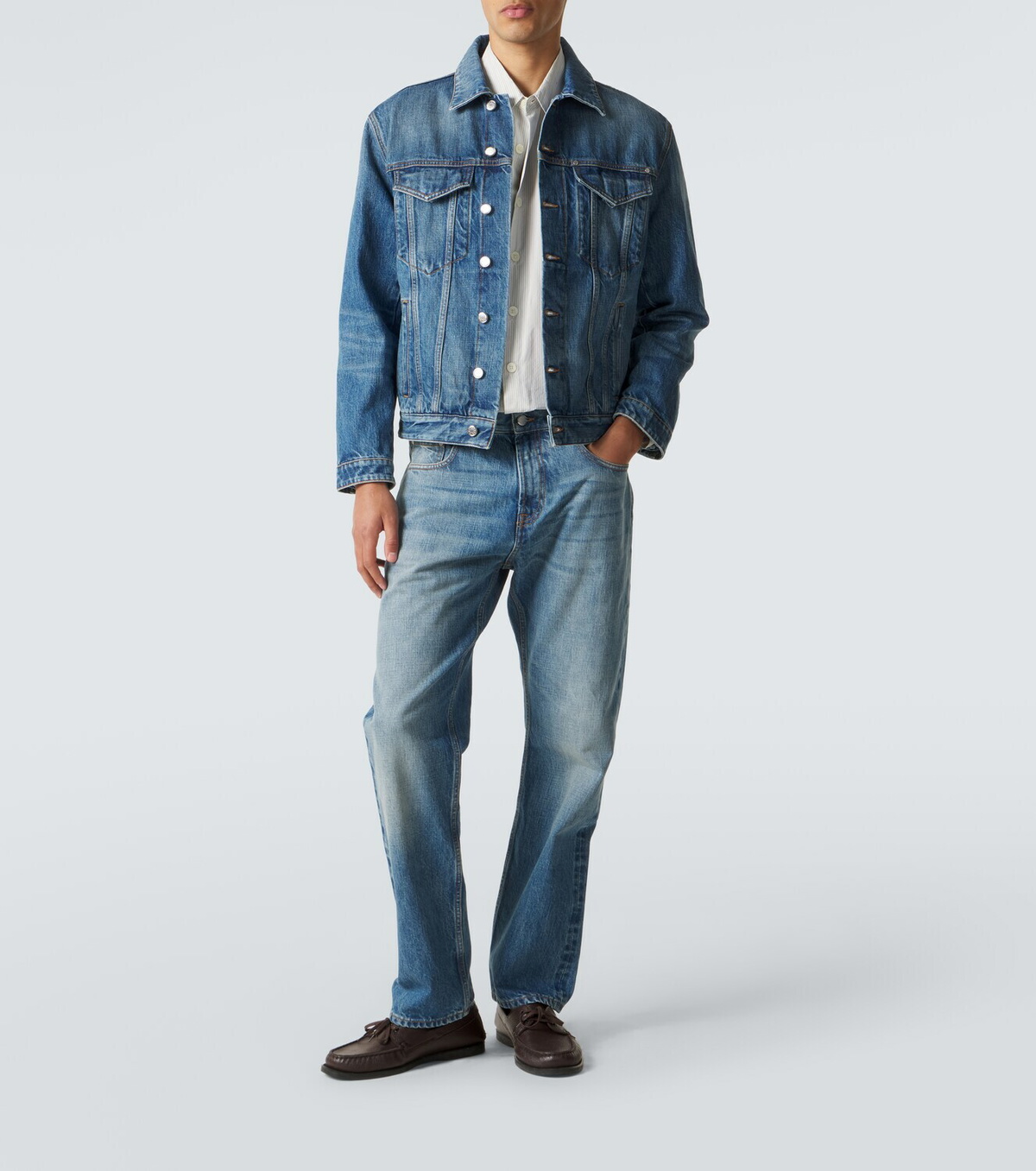 Umit Benan Kevin faded straight jeans