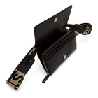 Stella McCartney Black Logo Wallet Shoulder Bag