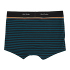 Paul Smith Blue and Green Striped Boxer Briefs