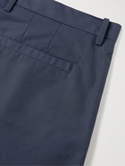 A.P.C. - Terry Pleated Cotton-Blend Gabardine Shorts - Blue - IT 48