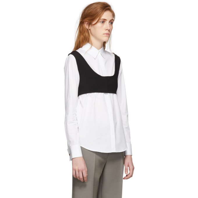 The Row Black Cropped Grazia Tank Top