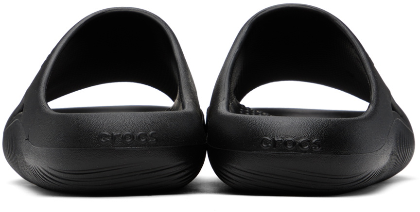 Crocs Black Mellow Recovery Slides Crocs