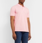 Hugo Boss - Pallas Slim-Fit Cotton-Piqué Polo Shirt - Pink