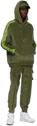 adidas x IVY PARK Green Corduroy Zipper Cargo Pants