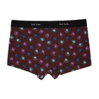 Paul Smith Burgundy Eucalyptus Flower Boxer Briefs