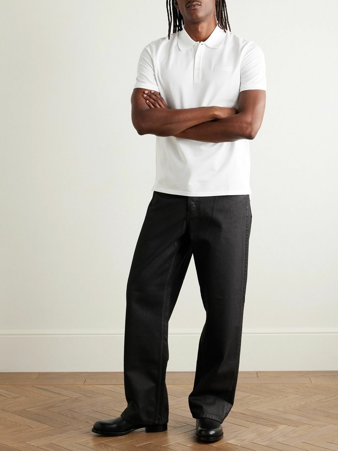 Givenchy - Cotton-Piqué Polo Shirt - White