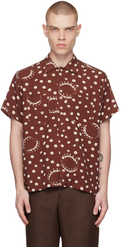 Photo: Bode Brown 'Fleur d'Air' Shirt