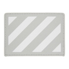 Off-White Grey Diag Card Holder