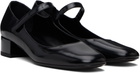 BY FAR Black Ginny Mary Jane Heels