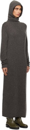 Lauren Manoogian Gray Soft Balaclava Maxi Dress