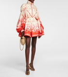 Zimmermann - High Tide Billow hooded silk minidress