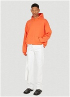 Otto Embroidered Hooded Sweatshirt in Orange