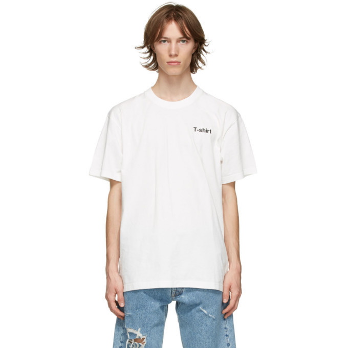 Photo: VETEMENTS White Definition T-Shirt