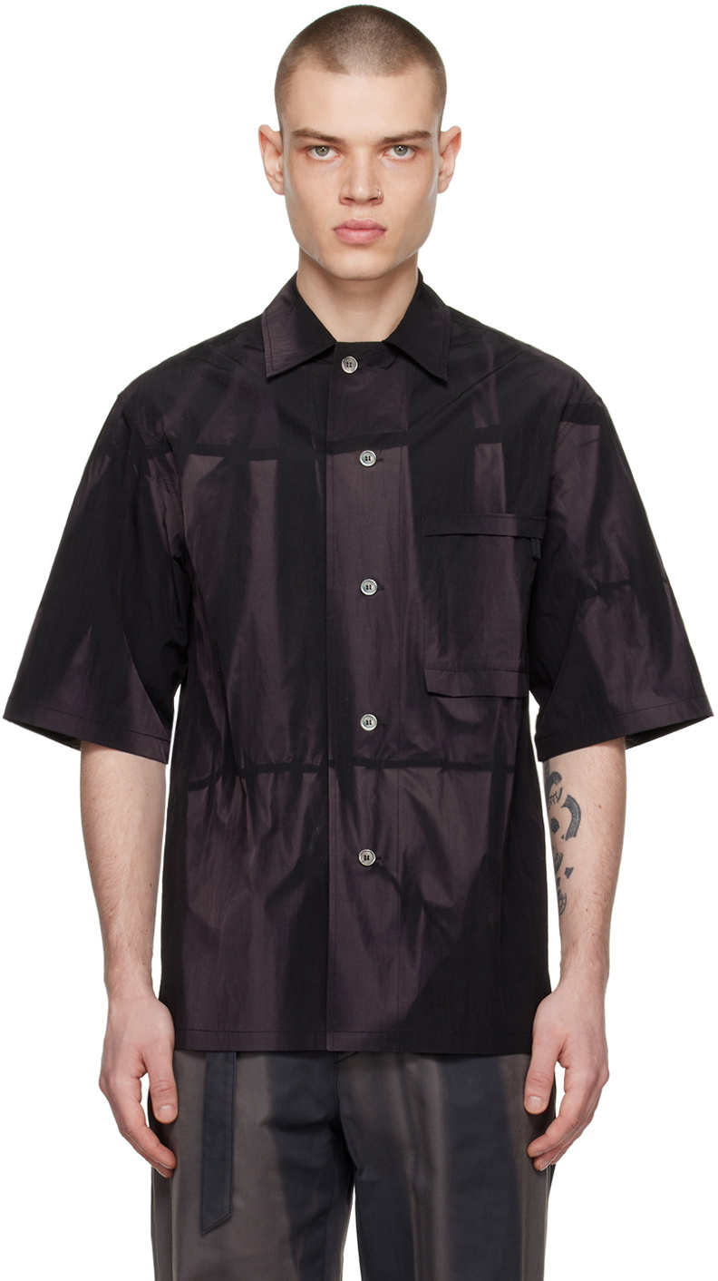 JiyongKim Black Sun-Bleached Shirt