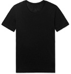 Secondskin - Slim-Fit Silk-Jersey T-Shirt - Black