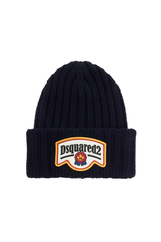 Photo: Dsquared2 beanie Hat With Patch Logo