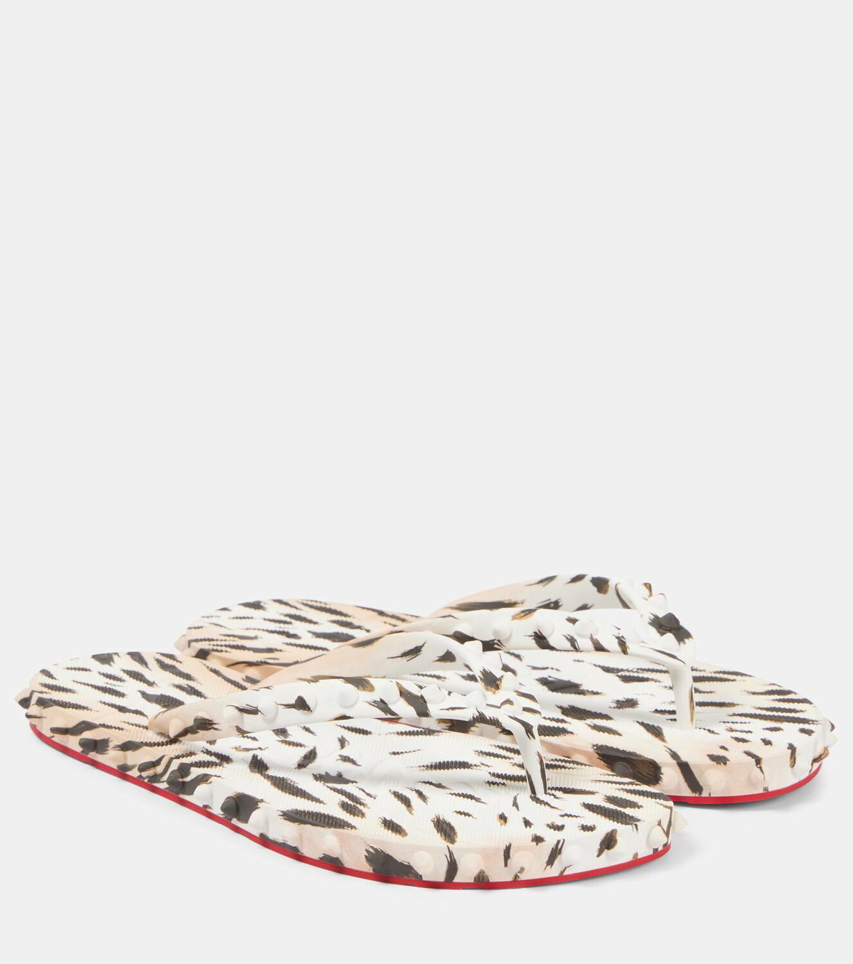 Christian Louboutin Super Loubi printed thong sandals
