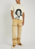 Wales Bonner Selah Printed Cotton T-shirt Ivory