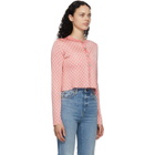Calle Del Mar Pink Checkered Cardigan