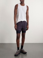 DISTRICT VISION - Ultralight Shell Running Shorts - Purple