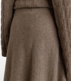 Lisa Yang Torie cashmere midi skirt