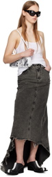 Y/Project Black Skinny Y Heart Belt