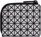 BAO BAO ISSEY MIYAKE Black & Silver Clam Wallet