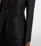 Gucci Silk faille blazer