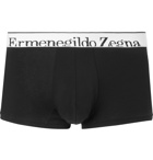 Ermenegildo Zegna - Stretch-Cotton Boxer Briefs - Black