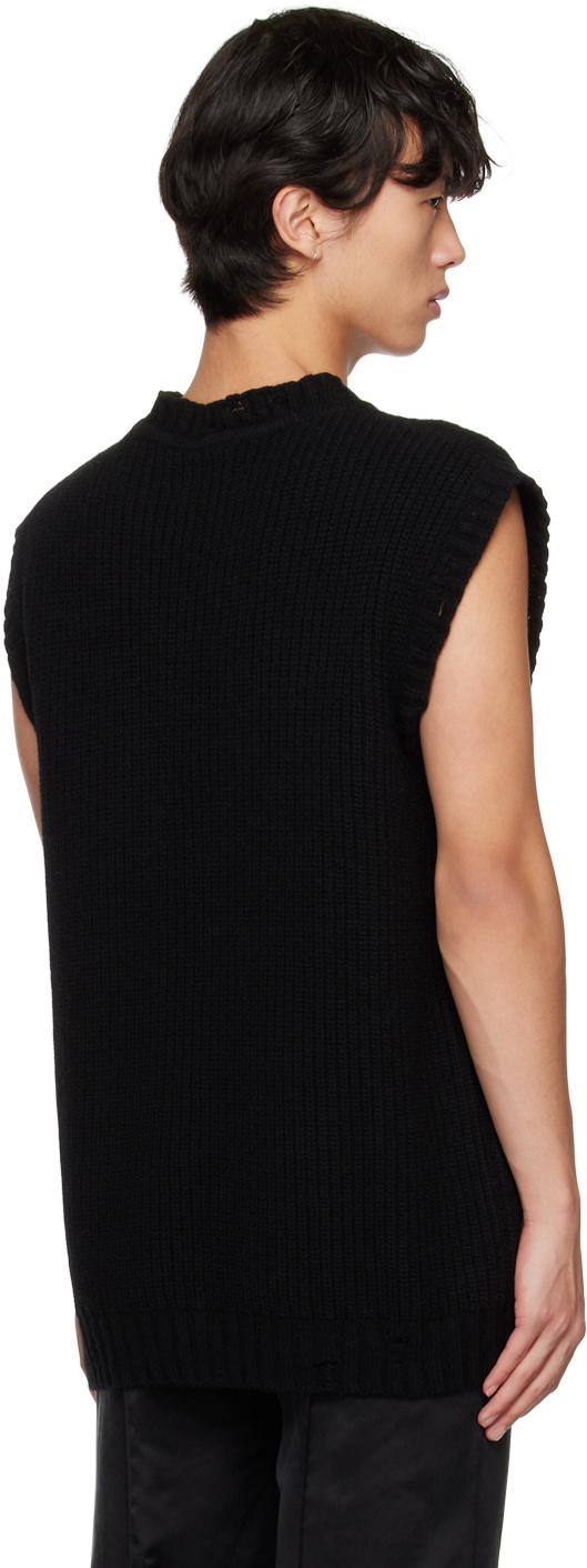 Han Kjobenhavn Black Distressed Vest