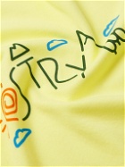 OSTRYA - Sunrise Equi-Tee Logo-Print Cotton-Blend Jersey T-Shirt - Yellow