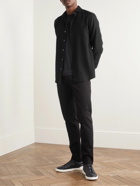 Zegna - Cotton and Cashmere-Blend Twill Shirt - Black