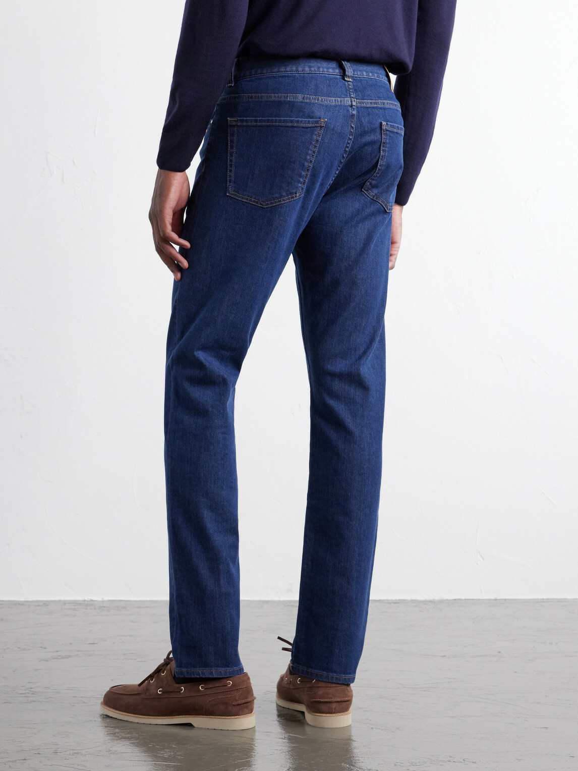 Canali - Slim-Fit Straight-Leg Jeans - Blue