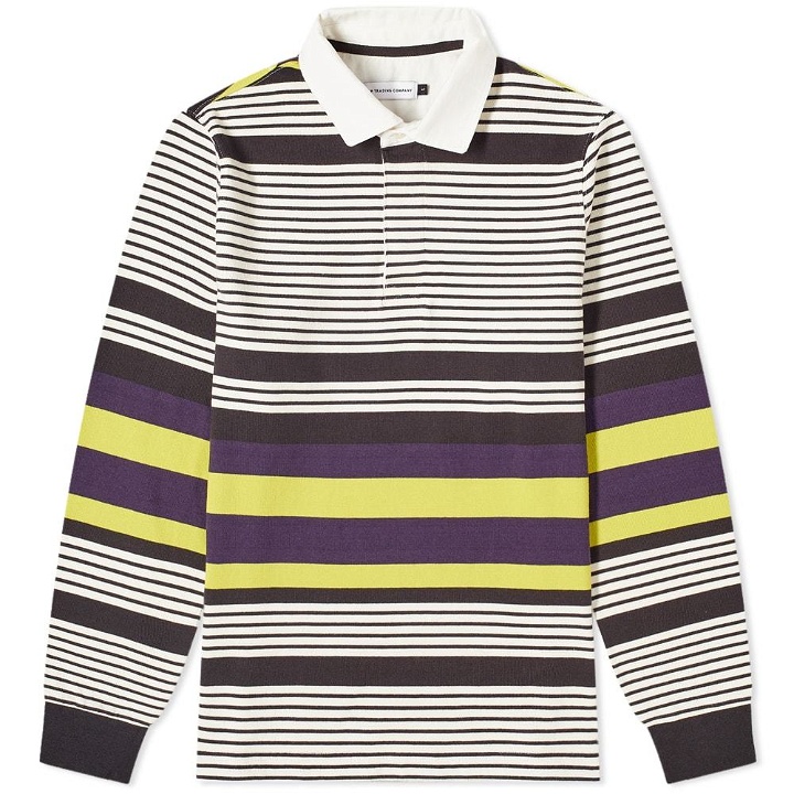 Photo: Pop Trading Company Striped Rugby Polo Shirt