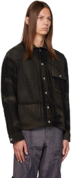 JiyongKim Brown Sun-Bleached Jacket