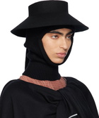 ISSEY MIYAKE Black Petal Cap
