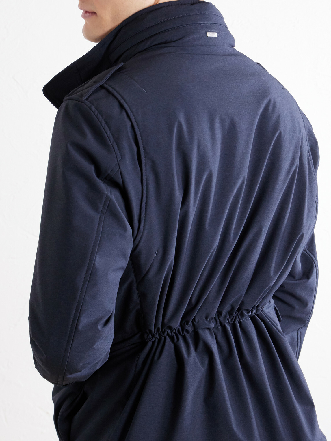 Herno - Four Pockets Woven Jacket - Blue