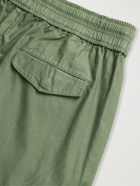 JOHN ELLIOTT - Slim-Fit Cotton Drawstring Cargo Trousers - Green - S