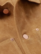 Drake's - Welder Suede Chore Jacket - Brown