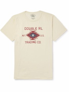 RRL - Logo-Print Cotton-Blend Jersey T-Shirt - Neutrals