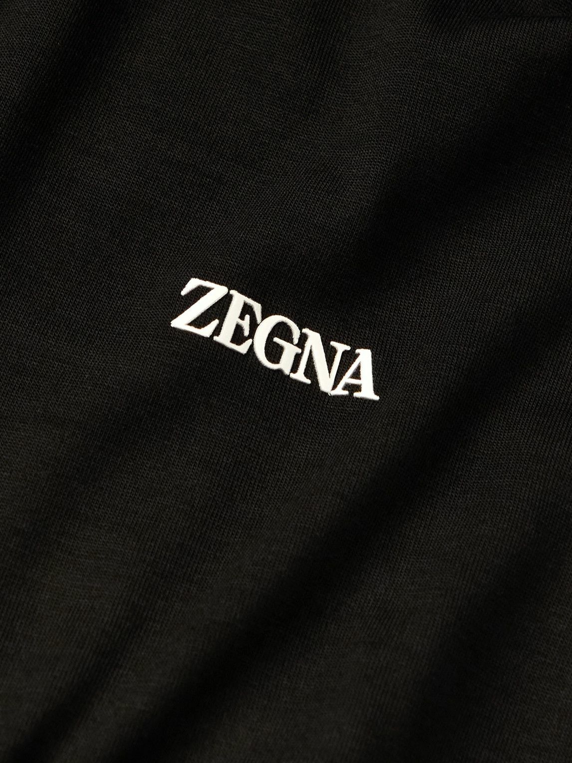 Zegna - Logo-Print TECHMERINO™ Wool Pyjama Set - Black Zegna