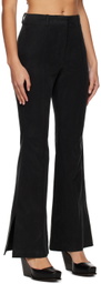 Yuzefi Black Flared Trousers